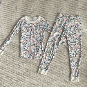 Colorful Rainbow Patterned Pajama Set by Hanna Andersson
